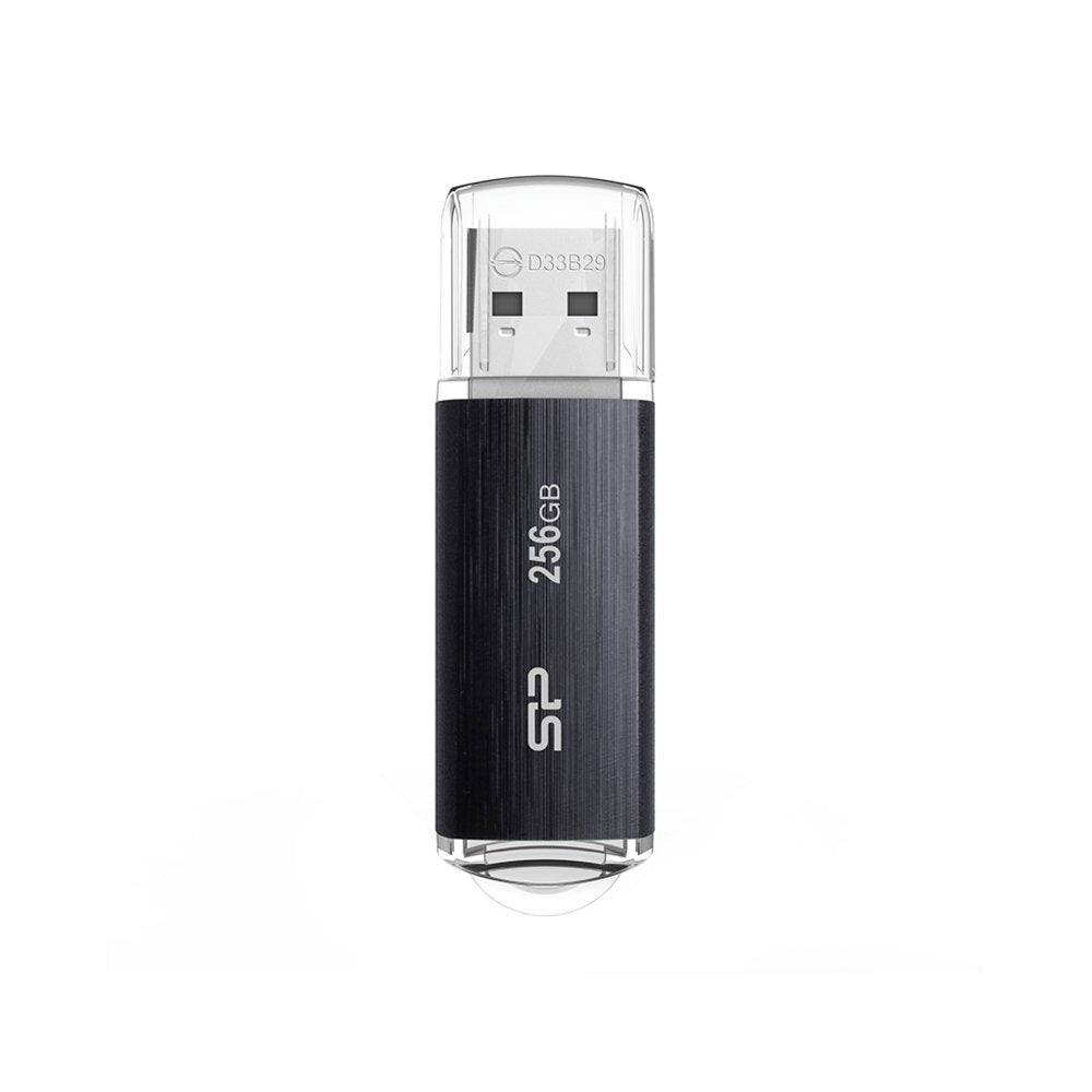 Silicon Power Blaze B02 | 256GB USB-A 3.2 Flash Drive | Zwart - Matmuis
